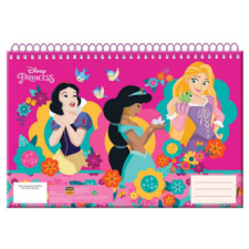 Disney Hercegnők Spring A/4 spirál vázlatfüzet, 30 lapos füzet