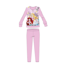 Disney Hercegnők téli pamut gyerek interlock pizsama