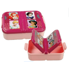 Disney Hercegnők több rekeszes uzsonnás doboz, szendvicsdoboz babaétkészlet