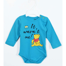 Disney hosszú ujjú body Micimackó kék 12-18 hó (86 cm) kombidressz, body