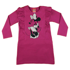 Disney hosszú ujjú Kislány ruha - Minnie Mouse #lila - 128-as méret lányka ruha