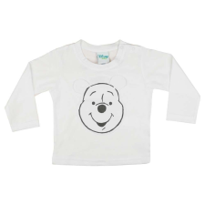 Disney Hosszú ujjú póló - Micimackó #fehér - 80-as méret gyerek póló
