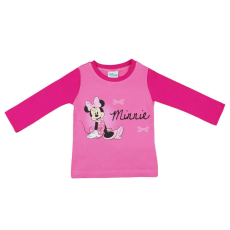 Disney Hosszú ujjú póló - Minnie Mouse #rózsaszín - 74-es méret