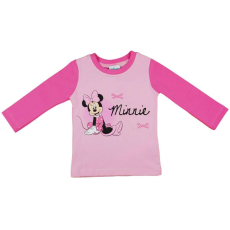 Disney Hosszú ujjú póló - Minnie Mouse #rózsaszín - 74-es méret