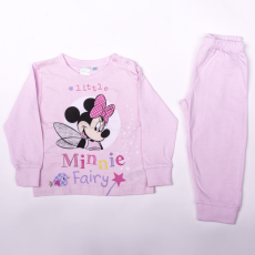 Disney Hosszú vékony baba pizsama - Minnie egér - világosrózsaszín - 80