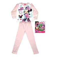 Disney Hosszú vékony pamut gyerek pizsama - Minnie egér - Jersey - világosrózsaszín - 122 gyerek hálóing, pizsama