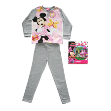 Disney Hosszú vékony pamut gyerek pizsama - Minnie egér pillangókkal - Jersey - szürke - 110 gyerek hálóing, pizsama