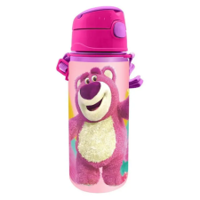 Disney Játékháború Lotso alumínium szívószálas kulacs akasztóval 600 ml babaétkészlet