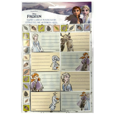 Disney Jégvarázs Adventure füzetcímke MATRICÁVAL 16 darabos füzetcímke
