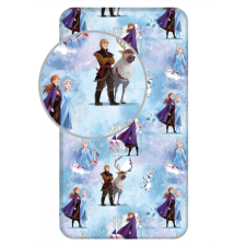 Disney Jégvarázs Blue Winter gumis lepedő 90x200 cm lakástextília