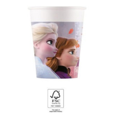 Disney Jégvarázs Disney Frozen II Leaf, Jégvarázs papír pohár 8 db-os 200 ml FSC party kellék