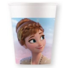 Disney Jégvarázs Disney Frozen II Wind Spirit, Disney Jégvarázs papír pohár 8 db-os 200 ml FSC party kellék