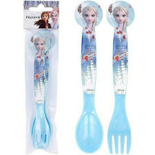 Disney Jégvarázs Elsa műanyag evőeszköz készlet - 2 darabos babaétkészlet