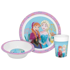 Disney Jégvarázs Enchanted étkészlet, micro műanyag szett Dobozban babaétkészlet