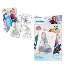 Disney Jégvarázs Enchanted színező szett matrica