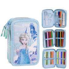 Disney Jégvarázs Frosty tolltartó töltött 3 emeletes tolltartó