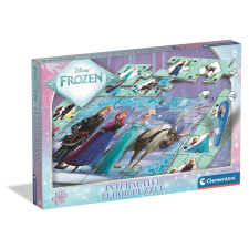 Disney Jégvarázs Ice Kingdom interaktív 24 db-os puzzle Clementoni puzzle, kirakós