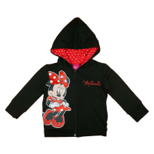 Disney kapucnis Kardigán - Minnie #fekete-piros - 80-as méret gyerek pulóver, kardigán