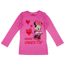Disney lány Hosszú ujjú Póló - Minnie Mouse #rózsaszín - 122-es méret gyerek póló