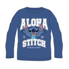 Disney Lilo és Stitch, A csillagkutya Athletic Blue gyerek hosszú póló, felső 8 év / 128 cm