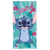  Disney Lilo és Stitch, A csillagkutya fürdőlepedő, strand törölköző 70x140cm (Fast Dry)