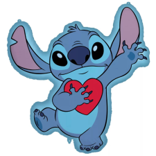 Disney Lilo és Stitch, A csillagkutya Heart fólia lufi 86 cm Nr5 party kellék