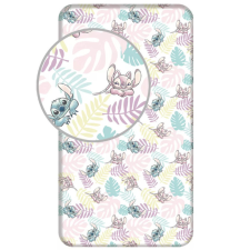 Disney Lilo és Stitch, A csillagkutya Leaves gumis lepedő 90x200 cm Nr4 lakástextília