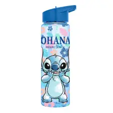 Disney Lilo és Stitch, A csillagkutya Ohana műanyag szívószálas kulacs 600 ml babaétkészlet