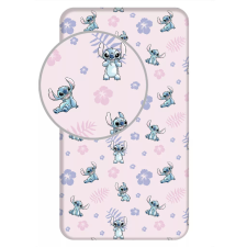Disney Lilo és Stitch, A csillagkutya Pink gumis lepedő 90x200 cm lakástextília