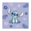 Disney Lilo és Stitch, A csillagkutya Purple kéztörlő, arctörlő, törölköző 30x30 cm Nr1