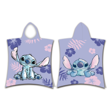 Disney Lilo és Stitch, A csillagkutya Purple strand törölköző poncsó 50x115 cm lakástextília