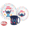 Disney Lilo és Stitch Disney Lilo és Stitch Palms étkészlet, micro műanyag szett bögrével 350 ml