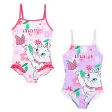  Disney Marie cica Flowers gyerek fürdőruha, úszó 3-6 év