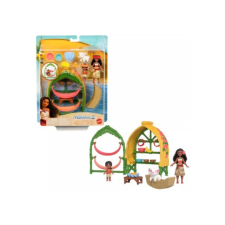 Disney Mattel Disney hercegnők Vaiana 2. Kunyhó játékszett 2 figurával (JBT75) játékfigura