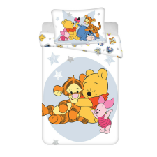 Disney Micimackó Stars gyerek, ovis ágyneműhuzat 100×135 cm, 40×60 cm babaágynemű, babapléd