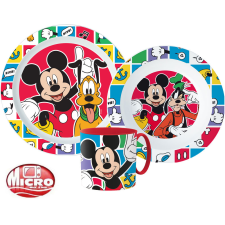 Disney Mickey Better Together étkészlet, micro műanyag szett babaétkészlet