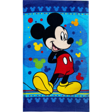 Disney Mickey Cheerful Pose kéztörlő, arctörlő, törölköző 30x50cm lakástextília