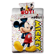 Disney Mickey Classic Charm ágyneműhuzat 140×200 cm, 63×63 cm microfibre babaágynemű, babapléd