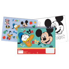 Disney Mickey Disney Mickey Oh Boy A/4 spirál vázlatfüzet 40 lapos matricával füzet