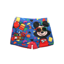 Disney Mickey egér fürdő boxer kisfiúknak - Mickey mouse felirattal - piros - 110 gyerek fürdőruha