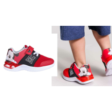 Disney Mickey egér LED villogó, világító utcai cipő 30