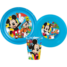 Disney Mickey étkészlet, műanyag szett babaétkészlet