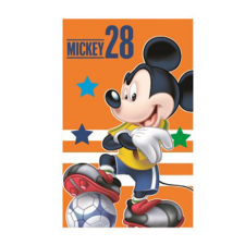 Disney Mickey Football Orange kéztörlő arctörlő, törölköző 35x65cm lakástextília