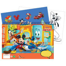 Disney Mickey Fun Times A/4 spirál vázlatfüzet 40 lapos matricával füzet