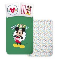  Disney Mickey Green gyerek ágyneműhuzat 100×135 cm, 40×60 cm lakástextília
