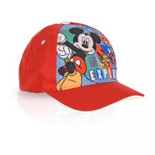 Disney Mickey gyerek baseball sapka, 52 cm, piros, Kaladra fel! gyerek sapka