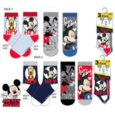 Disney Mickey gyerek zokni 3 PÁR/CSOMAG! (2 munkanapos kiszállítás)