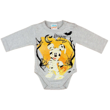 Disney Mickey Halloween hosszú ujjú baba body szürke - 92-es méret kombidressz, body