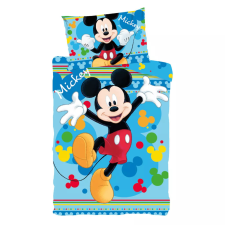 Disney Mickey Joyful gyerek ágyneműhuzat 100×135 cm, 40×60 cm lakástextília