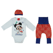  Disney Mickey karácsonyi 3 részes  baba szett gyerek ruha szett
